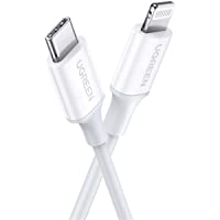 UGREEN Cable USB Tipo C a Lightning Cable iPhone 12 (Apple MFi Certificado) para iPhone 11 iPhone SE 2020- iPhone X…